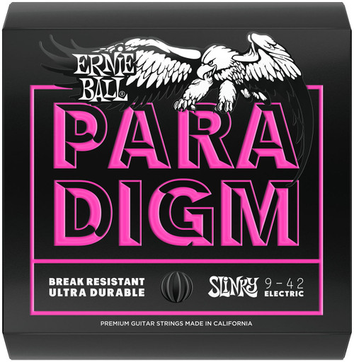 Ernie Ball Paradigm Steel Super Slinky Electric Guitar Strings - (9-42)  3 PACKS