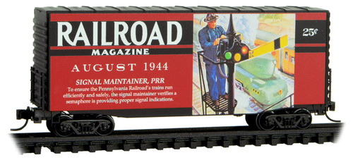 Micro-Trains MTL N-Scale 40ft Box Car Railroad Magazine Series #6 August 1944