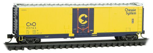 Micro-Trains MTL N-Scale 50ft Box Car Chesapeake Ohio/C&O/Chessie System #22763