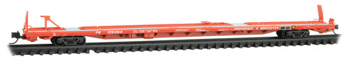 Micro-Trains MTL N-Scale 89ft TOFC Flat Car Providence & Worcester/PW #105464