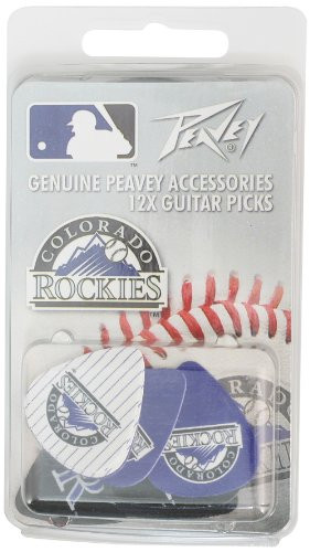 Peavey MLB Colorado Rockies  Guitar/Bass 12 Piece Pick Pack