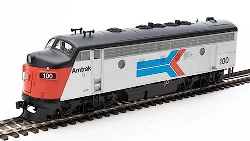 Walthers HO Scale EMD F7A-B Set (DCC/ESU Sound) Amtrak (Phase I) #100/150