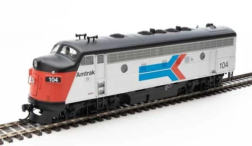 Walthers HO Scale EMD F7A-B Set (Standard DC) Amtrak (Phase I) #104/#152