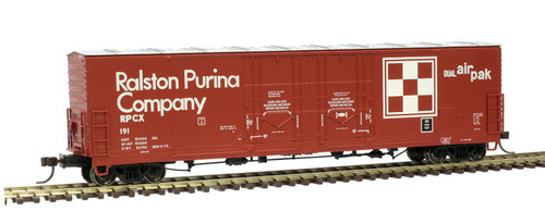 Atlas HO Scale Evans 53' Double Plug-Door Box Car Ralston Purina/RPCX #191
