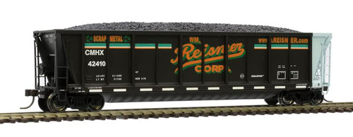 Atlas HO Scale Coalveyor Bathtub Coal Gondola Reisner Scrap Metals/CMHX #42407