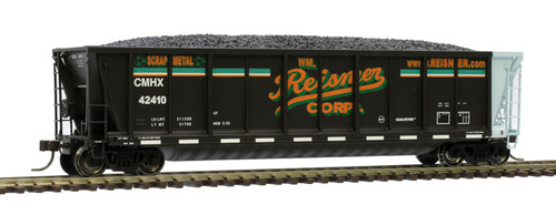 Atlas HO Scale Coalveyor Bathtub Coal Gondola Reisner Scrap Metals/CMHX #42409