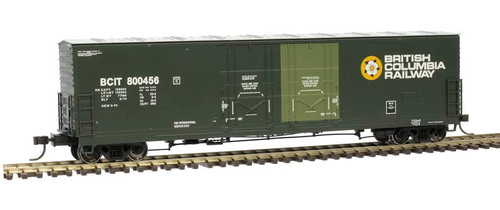 Atlas HO Scale Evans 53' Double Plug-Door Box Car British Columbia/BC #800417