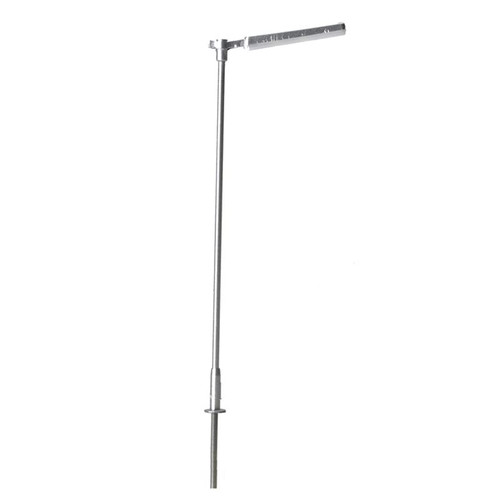 Atlas HO Scale Single-Arm Parking Lot Light 3-Pack with Cool White LED (Silver)