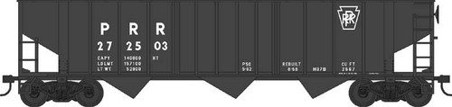 Bowser HO Scale 70-Ton 13-Panel 3-Bay Hopper Pennsylvania/PRR/Simplified #272503