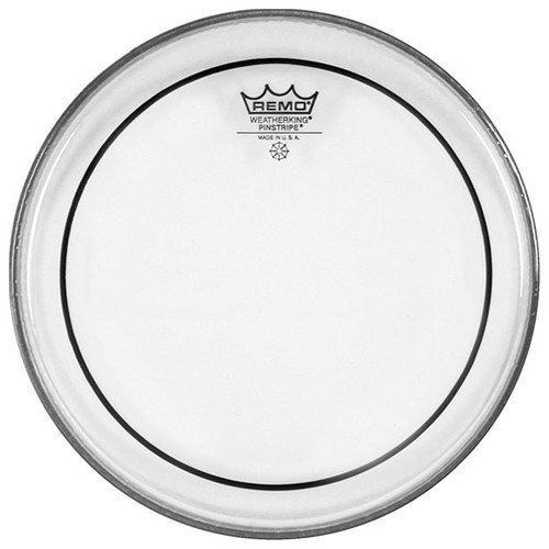 Remo - PS031200 - Batter, PINSTRIPE, Clear, 12" Diameter Drumhead