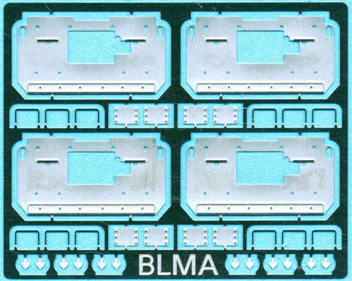 Atlas/BLMA N Scale Locomotive Detail EMD Pilot Face Layovers (4-Pack)