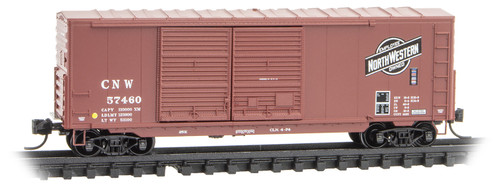 Micro-Trains MTL N-Scale 40ft DD Box Car Chicago & North Western/CNW #57460
