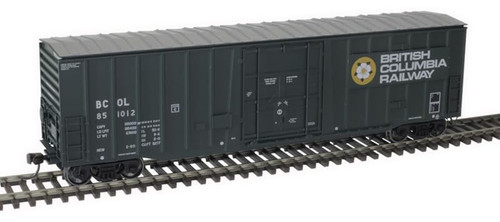 Atlas HO Scale NSC 5277 50' Plug-Door Boxcar British Columbia Railway #851012