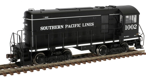 Atlas HO Scale Alco HH600/660 (Standard DC) Southern Pacific Lines (Black) #1003