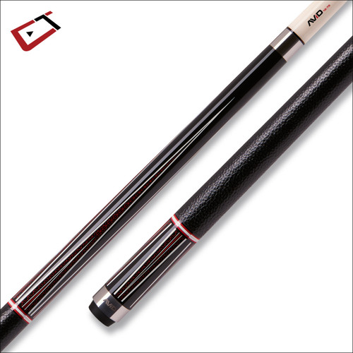 Cuetec AVID Opt-X Red 12.75mm Crème Outline Points Pool/Billiards Cue Stick