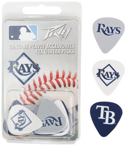 Peavey MLB Tampa Bay Rays  Guitar/Bass 12 Piece Pick Pack