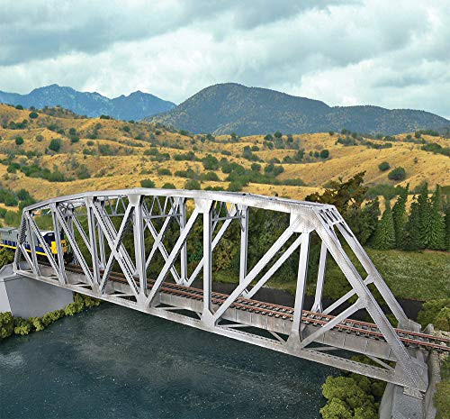 Walthers Cornerstone HO Scale Kit Arched Pratt Truss Railroad Bridge SingleTrack