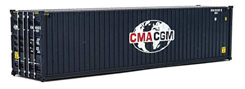 Walthers HO Scale 40' Hi-Cube Shipping Intermodal Container CMA-CGM