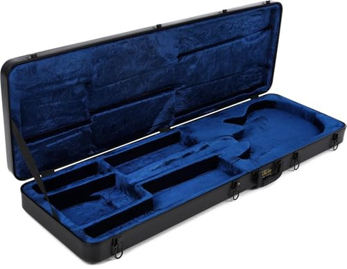 Schecter Hardshell C-Shape Electric Bass Guitar Hard Case - SGR-6B - Black