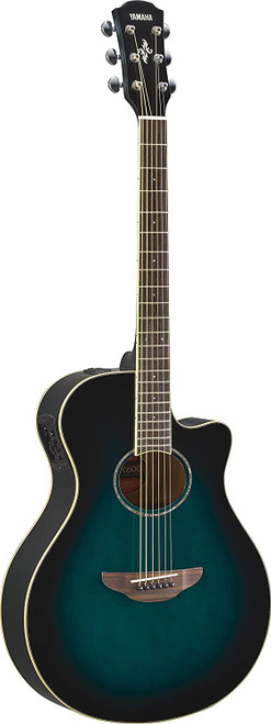 Yamaha APX600OBB APX Shape Acoustic-Electric Guitar SRT Piezo Pickup - Oriental Blue Burst