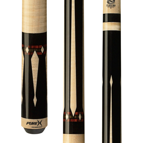 Players Pure X HXTE5 Curly Maple Points Exotic Pool/Billiards Cue Stick