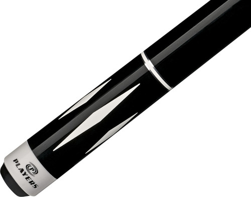 Players C-807 Maple Gray & Black w/White Diamond Pool/Billiard Cue Stick