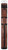 McDermott 2x2 Hard Oval Textured Vinyl Pool/Billiard Cue Case - Brown