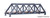 Kibri HO Scale Building/Structure Kit Single Steel Truss Bridge w/o Bridgeheads