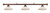 HJ Scott Autumn Rustic Bar/White Frosted Glass Shade Billiard Pool Table Light