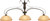 HJ Scott Wrought Iron Oil Rubbed Bronze/Glass Shade Billiard Pool Table Light
