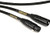 Ernie Ball P06392 20ft XLR Microphone Cable Male/Female - Black