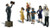 Woodland Scenics HO Scale Scenic Accents Figures/People Set Sermon from a Crate