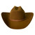 Stetson 4X Powder River Mink Buffalo Felt Cowboy Western Hat - Size 7 1/4