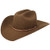 Stetson 4X Powder River Mink Buffalo Felt Cowboy Western Hat - Size 7