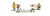 Woodland Scenics HO Scale Scenic Accents Figures/People Firemen to the Rescue(4)