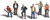 Woodland Scenics HO Scale Scenic Accents Figures/People Set Road Crew (6)