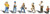 Woodland Scenics HO Scale Scenic Accents Figures/People Baseball Players II (6)