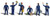 Woodland Scenics O Scale Scenic Accents Figures/People Set Train Personnel (6)