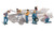 Woodland Scenics HO Scale Scenic Accents Figures/People Set Auto Mechanics (6)