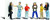Woodland Scenics HO Scale Scenic Accents Figures/People Set Rebels (6)