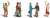 Woodland Scenics HO Scale Scenic Accents Figures/People Set Goodbye People (4)