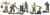 Woodland Scenics N Scale Scenic Accents Figures/People Set Roofers (6)