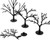 Woodland Scenics Tree Armatures (Trunks) Deciduous 2" to 3" 57-Pack