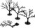 Woodland Scenics Tree Armatures (Trunks) Deciduous 2" to 3" 57-Pack