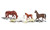 Woodland Scenics HO Scale Scenic Accents Figures/Animal Set Livestock (6)