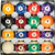 McDermott Marble Series Billiard Ball Set