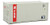 Walthers HO Scale 20' Corrugated Shipping Container K-Line (Gray/Red/White)