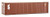 Walthers HO Scale 40' Hi-Cube Corrugated Shipping Container Flat Roof APL/Brown