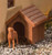 Walthers HO Scale Model Railroad Scenery Kit Dog & Kennel (Doghouse) Kit