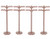 Bachmann HO Scale SceneScapes Accessory Set Telephone Poles 12-Pack